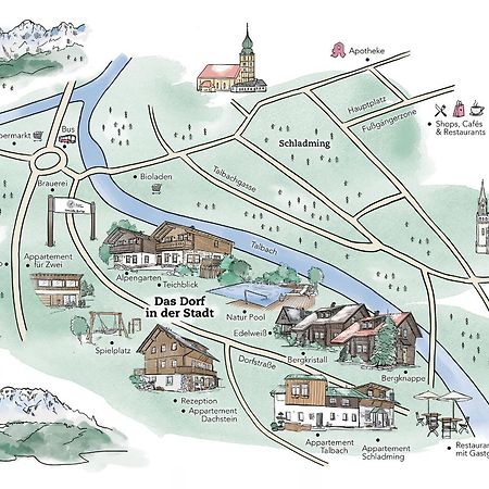 Das Dorf In Der Stadt Schladming Εξωτερικό φωτογραφία